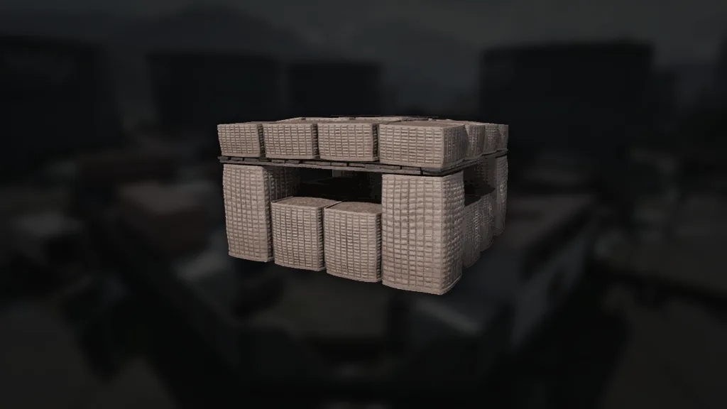 Bunker aus WARDOGS – Symbol aus dem Spiel vor einer Spielszene