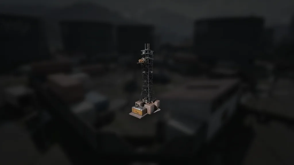 Drill Rig aus WARDOGS – Symbol aus dem Spiel vor einer Spielszene