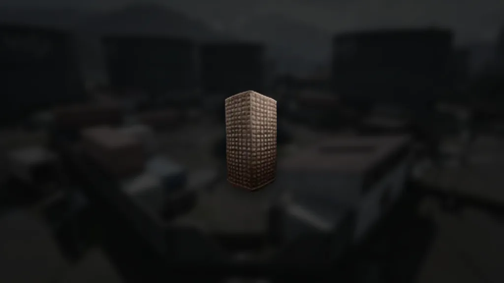 HESCO-Block aus WARDOGS – Symbol aus dem Spiel vor einer Spielszene