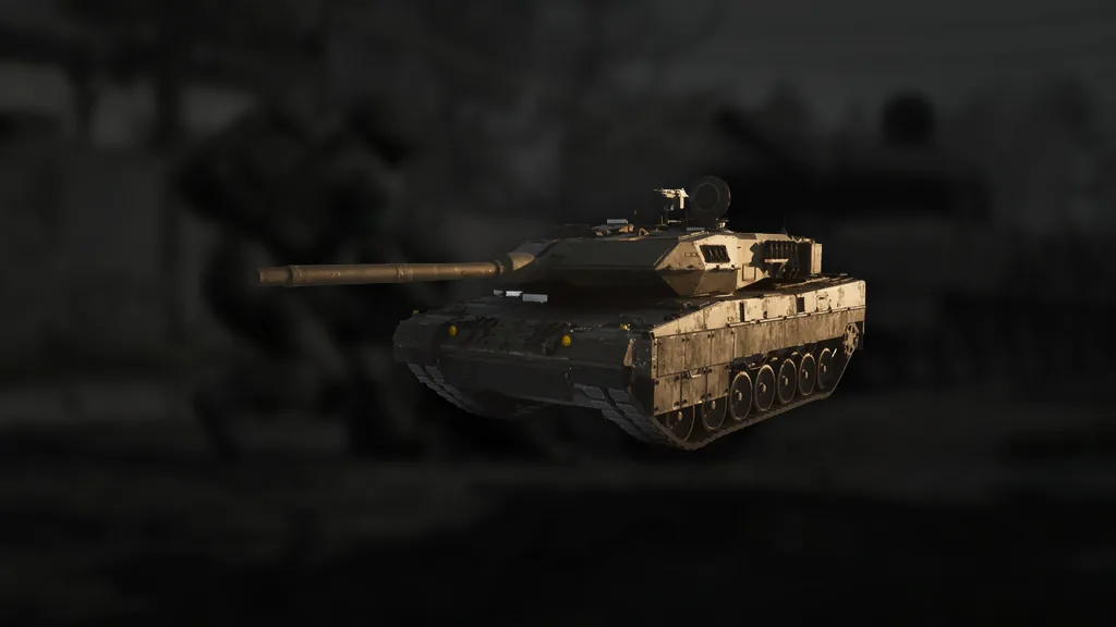 L2A6 aus WARDOGS – Symbol aus dem Spiel vor einer Spielszene