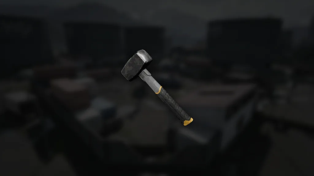 Mittlerer Hammer aus WARDOGS – Symbol aus dem Spiel vor einer Spielszene