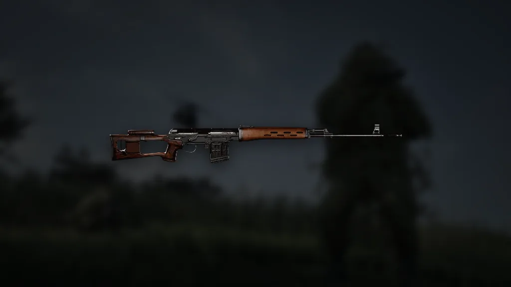 SVD aus WARDOGS – Symbol aus dem Spiel vor einer Spielszene