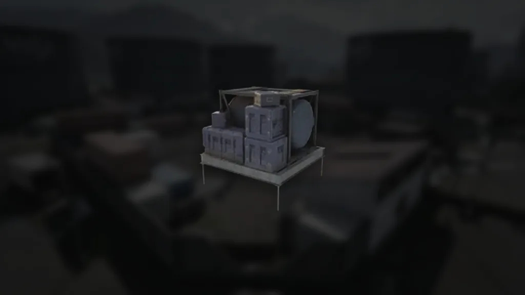 Tankstation aus WARDOGS – Symbol aus dem Spiel vor einer Spielszene